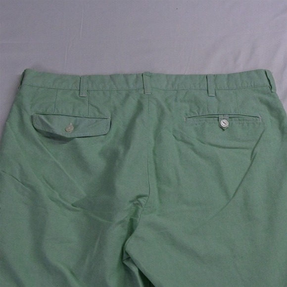 Polo Ralph Lauren 38 x 9" Green Oxford Recent Flat Front Chino Shorts - Picture 6 of 7